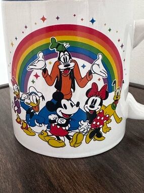 Disney Rainbow Collection "Think Happy Thoughts" 20oz Ceramic Mug
